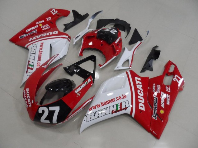 Banner 27 Ducati 848 1098 1198 07-14 Motorrad Verkleidungen