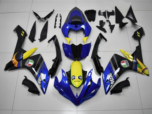 Blau Hai Yamaha R1 07-08 Motorrad Verkleidungen