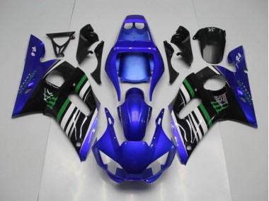 Blau Monster Yamaha R6 98-02 Motorrad Verkleidungen