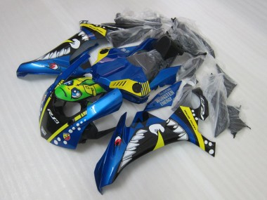 Blau Rossi Yamaha R1 15-19 Motorrad Verkleidungen