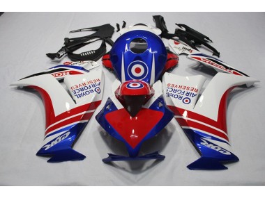 Blau Rot Royal Air Force Reserves Honda CBR 1000 RR 12-16 Motorrad Verkleidungen