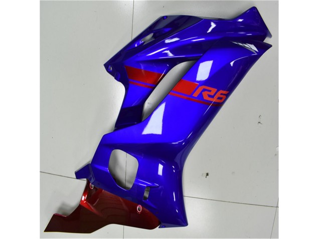 Blau Rot Yamaha R6 17-23 Motorrad Verkleidungen