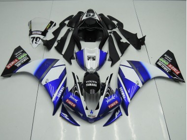 Blau Schwarz Sterilgarda Yamaha R1 12-14 Motorrad Verkleidungen