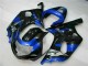 Blau Schwarz Suzuki GSXR 600 / 750 K1 K2 K3 01-03 Motorrad Verkleidung