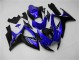 Blau Schwarz Suzuki GSXR 600 / 750 K6 06-07 Motorrad Verkleidungen & Plastik