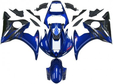 Blau Schwarz Yamaha R6 03-05 Motorrad Verkleidung