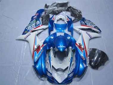 Blau Weiß Suzuki GSXR 600 K11 11-24 Motorrad Verkleidungen