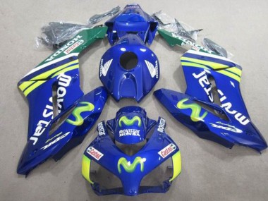 Blaus Movistar Castrol Honda CBR 1000 RR 04-05 Motorrad Verkleidungen