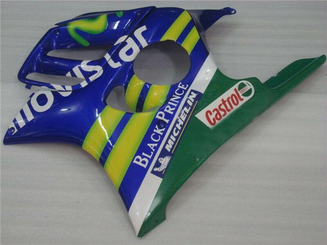 Blaus Movistar Castrol Honda CBR 600 F3 95-98 Motorrad Verkleidungen