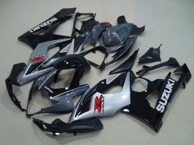 Grau Schwarz Silber Suzuki GSXR 1000 K5 05-06 Motorrad Verkleidungen