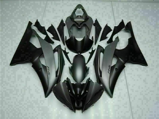 Grau Schwarz Yamaha R6 08-16 Motorrad Verkleidungen