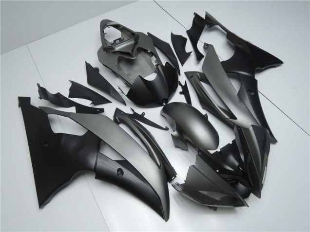 Grau Schwarz Yamaha R6 08-16 Motorrad Vollverkleidung