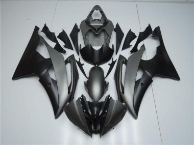 Grau Schwarz Yamaha R6 08-16 Motorrad Vollverkleidung