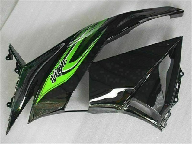 Grün Schwarz Kawasaki ZX6R 09-12 Motorrad Verkleidung