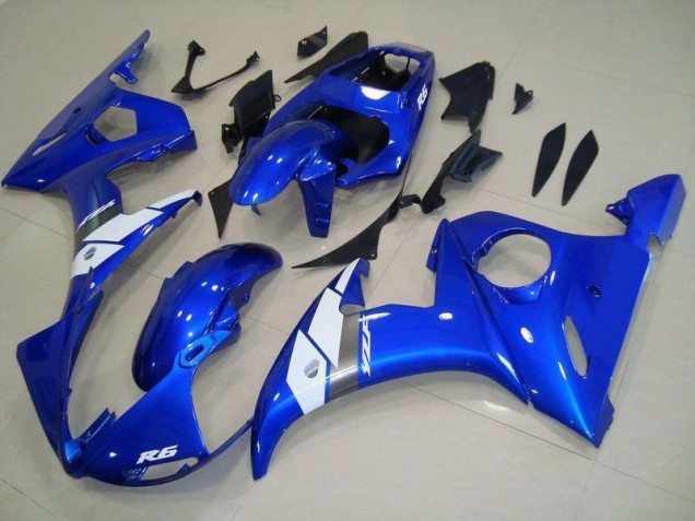 OEM Stil Blau Yamaha R6 03-05 Motorrad Verkleidungen