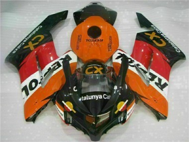 Orange Honda CBR 1000 RR 04-05 Motorrad Vollverkleidung