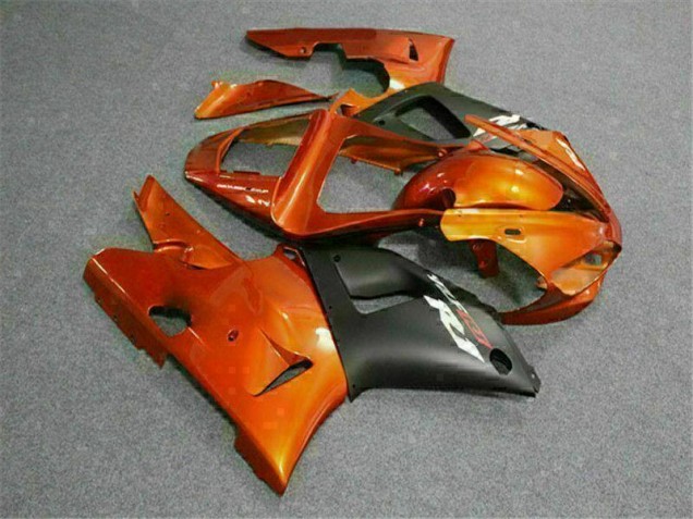 Orange Yamaha R1 00-01 Motorrad Vollverkleidung