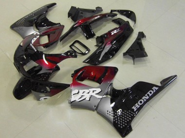 Rot Schwarz Silber Honda CBR 900 RR 893 96-97 Motorrad Verkleidungen