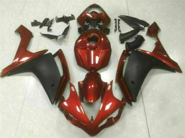 Rot Schwarz Yamaha R1 07-08 Motorrad Verkleidungen