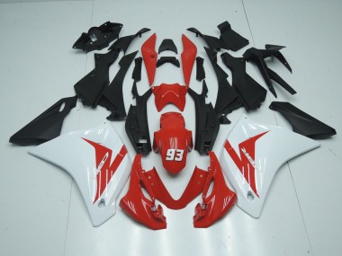 Rot Weiß 93 Honda CBR 125 R 11-13 Motorrad Verkleidungen