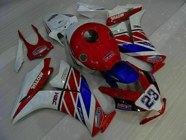 Rot Weiß Blau 23 Honda CBR 1000 RR 12-16 Motorrad Verkleidungen