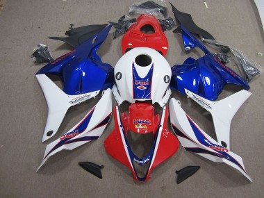 Rot Weiß Blau HRC Honda CBR 600 RR 09-12 Motorrad Verkleidung