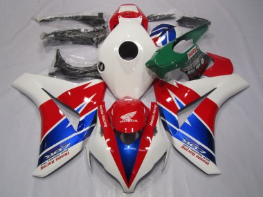 Rot Weiß Blau Honda CBR 1000 RR 08-11 Motorrad Verkleidung