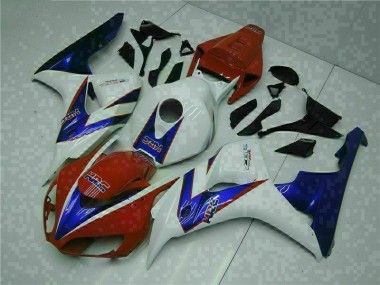 Rot Weiß Honda CBR 1000 RR 04-05 Motorrad Verkleidung