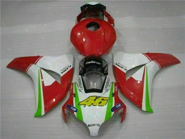 Rot Weiß Honda CBR 1000 RR 08-11 Motorrad Verkleidung