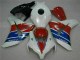 Rot Weiß Honda CBR 1000 RR 08-11 Motorrad VollVerkleidungen & Plastik