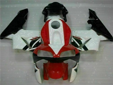 Rot Weiß Honda CBR 600 RR 03-04 Motorrad Verkleidung