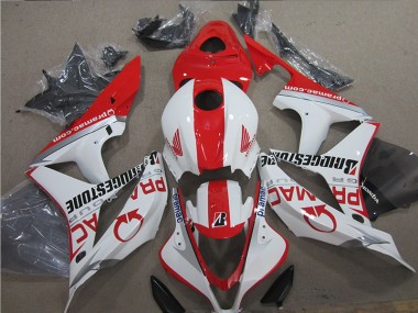 Rot Weiß Honda CBR 600 RR 07-08 Motorrad Verkleidungen