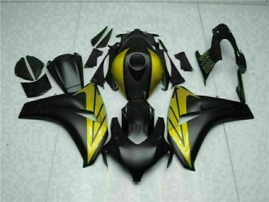 Schwarz Gold Honda CBR 1000 RR 08-11 Motorrad Verkleidungen