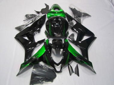 Schwarz Grün Honda CBR 600 RR 07-08 Motorrad Verkleidung