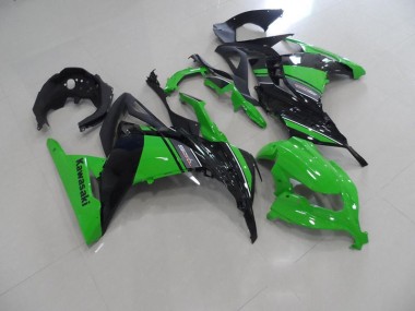 Schwarz Grün Kawasaki ZX 300R 13-16 Motorrad Verkleidung