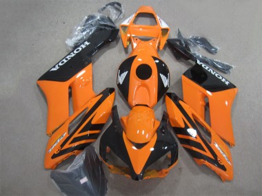 Schwarz Orange Honda CBR 1000 RR 04-05 Motorrad Verkleidung