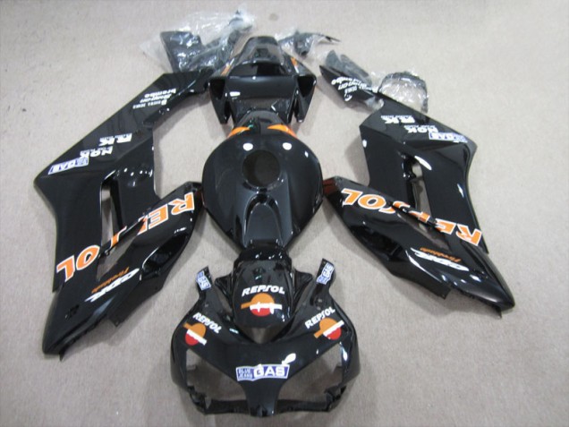 Schwarz Orange Repsol Honda CBR 1000 RR 04-05 Motorrad Verkleidungen