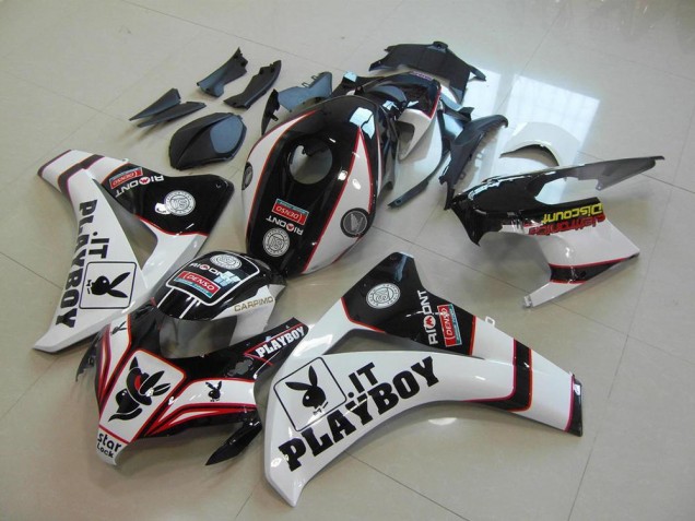 Schwarz Playboy Honda CBR 1000 RR 08-11 Motorrad Verkleidungen