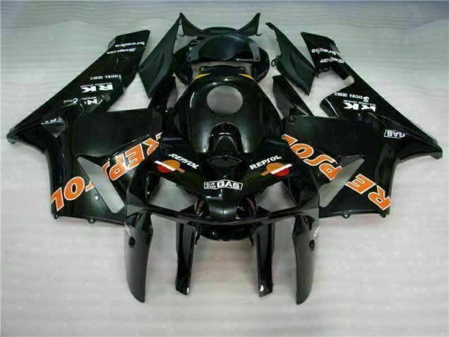 Schwarz Repsol Honda CBR 600 RR 05-06 Motorrad Verkleidungen