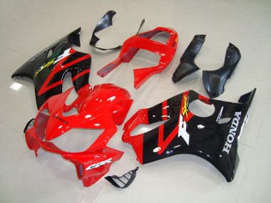 Schwarz Rot Honda CBR 600 F4i 01-03 Motorrad Verkleidungen