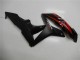 Schwarz Rot Honda CBR 600 RR 07-08 Motorrad Verkleidungen Komplett Sets