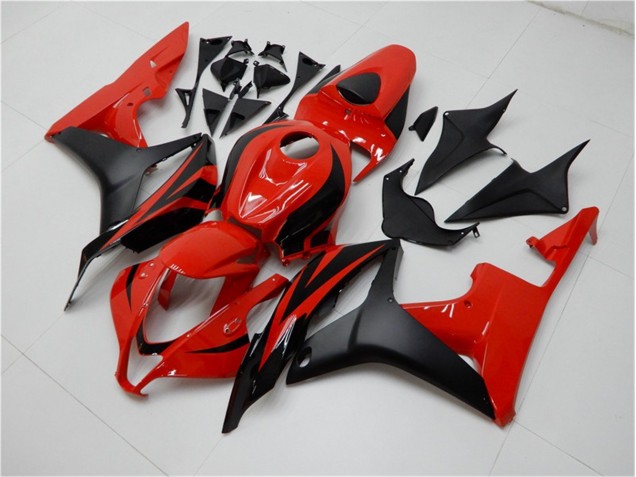 Schwarz Rot Honda CBR 600 RR 07-08 Motorrad Vollverkleidung