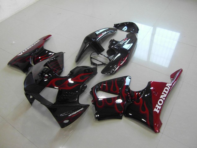 Schwarz Rot Honda CBR 900 RR 919 98-99 Motorrad Verkleidung