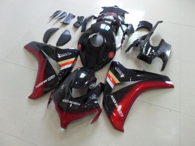 Schwarz Rot Mugen Honda CBR 1000 RR 08-11 Motorrad Verkleidungen