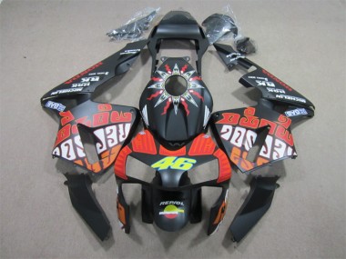 Schwarz Rot Repsol 46 Honda CBR 600 RR 03-04 Motorrad Verkleidungen