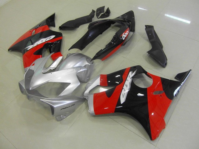 Schwarz Rot Silber Honda CBR 600 F4i 04-07 Motorrad Verkleidungen