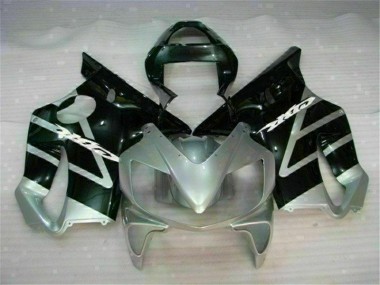 Schwarz Silber Honda CBR 600 F4i 01-03 Motorrad Verkleidungen