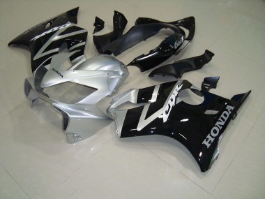 Schwarz Silber Honda CBR 600 F4i 04-07 Motorrad Verkleidungen