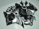 Schwarz Silber Repsol Honda CBR 600 RR 09-12 Motorrad Verkleidungen