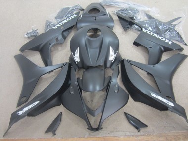 Schwarz Weiß Aufkleber Honda CBR 600 RR 07-08 Motorrad Verkleidungen